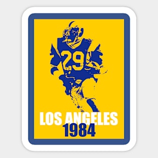 Los Angeles Football 1984 Sticker